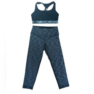 VSX Victoria’s Secret Sport Knockout Capri (small) and Sparkle Racerback Bra med